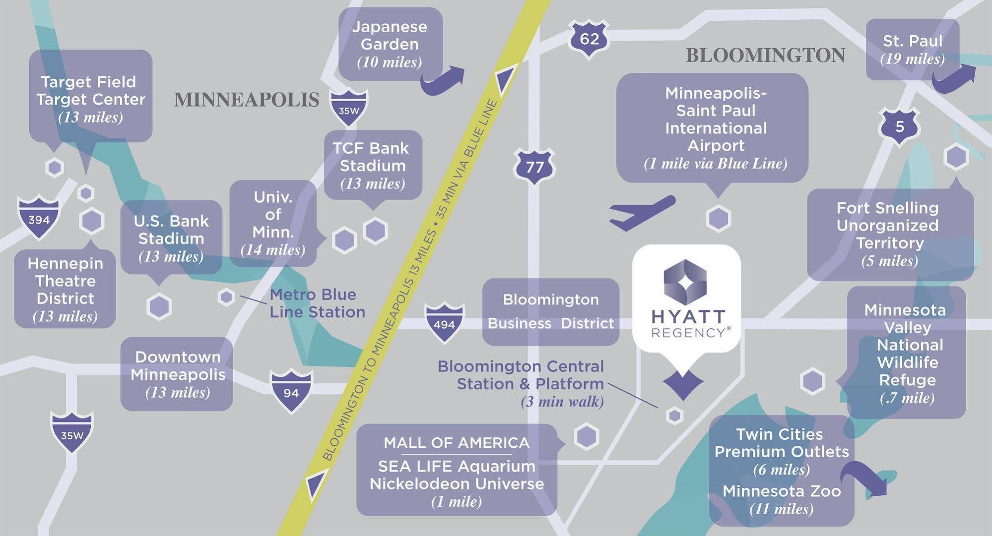 Hyatt Regency Bloomington - Minneapolis Exterior foto
